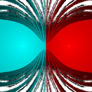 Gravity fractal for N=2.